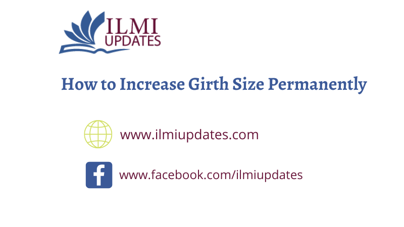 How to Increase Girth Size Permanently