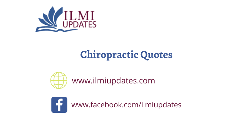 Chiropractic Quotes: Inspiring Words for Holistic Health