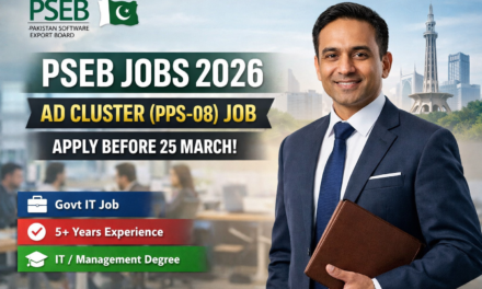 PSEB Jobs 2026 – AD Cluster (PPS-08) Job in Pakistan Software Export Board (Apply Before 25 March)