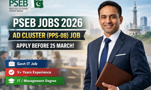 PSEB Jobs 2026 – AD Cluster (PPS-08) Job in Pakistan Software Export Board (Apply Before 25 March)