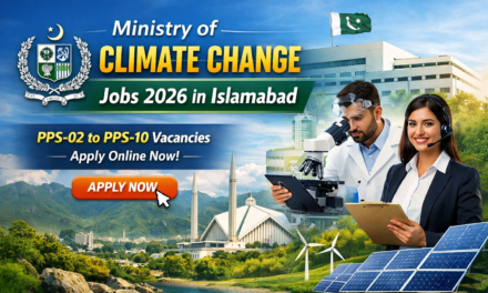 Ministry of Climate Change Jobs 2026 in Islamabad – Apply Online for PPS-02 to PPS-10 Vacancies