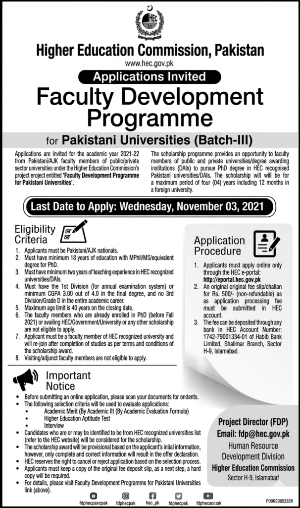 Faculty Development Program 2026