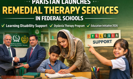 Remedial Therapy Services Pakistan in Federal Schools Under New Education Initiative