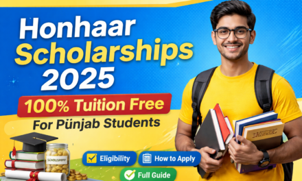 Honhaar Scholarship 2025 – 100% Tuition Fee Program for Punjab Students (Complete Guide)
