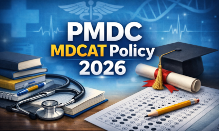 Major PMDC MDCAT Policy 2026–2027 Change Announced: Exam to Be Conducted Within 6 Days After FSc Exams