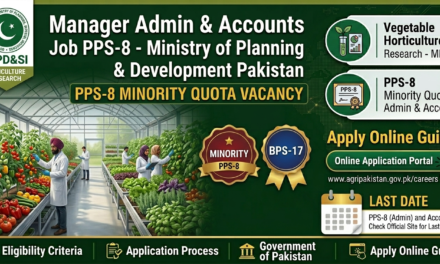 Research Associate PPS-8 Jobs 2026 – Ministry of Planning, Development & Special Initiatives Pakistan Latest Government Vacancy