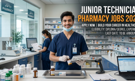 Junior Technician Pharmacy Jobs 2026 in Islamabad – Eligibility, Salary & Complete Apply Guide