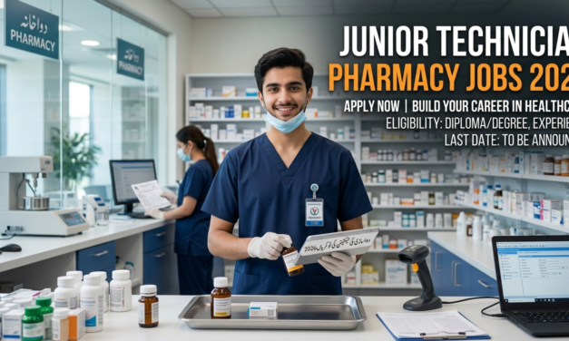 Junior Technician Pharmacy Jobs 2026 in Islamabad – Eligibility, Salary & Complete Apply Guide