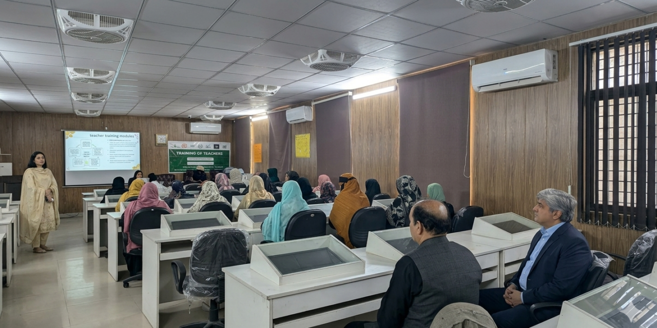 Federal Education Secretary Pakistan Nadeem Mahbub Reviews NFE Teacher Training in Islamabad to Strengthen Non-Formal Education