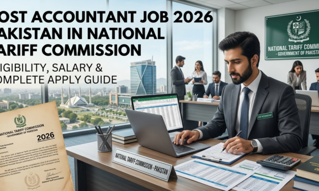 Cost Accountant Job 2026 Pakistan in National Tariff Commission – Eligibility, Salary & Complete Apply Guide