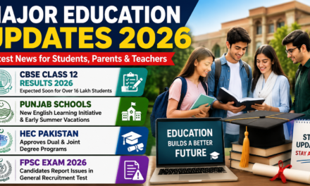 Major Education Updates 2026: CBSE Results, Punjab School Changes & HEC Dual Degree Approval