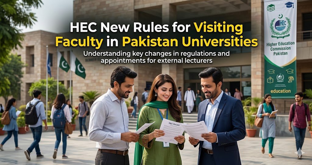 HEC New Rules for Visiting Faculty in Pakistan Universities
