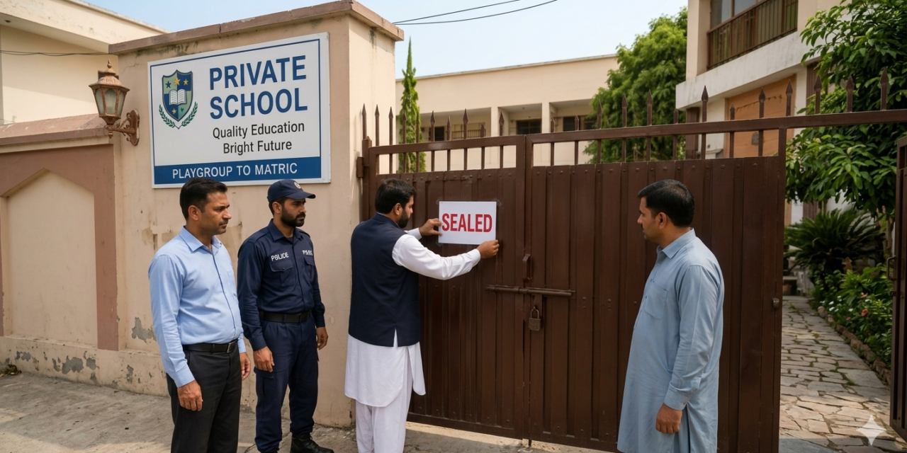 Punjab Private Schools Sealed for Violating Summer Vacation Orders