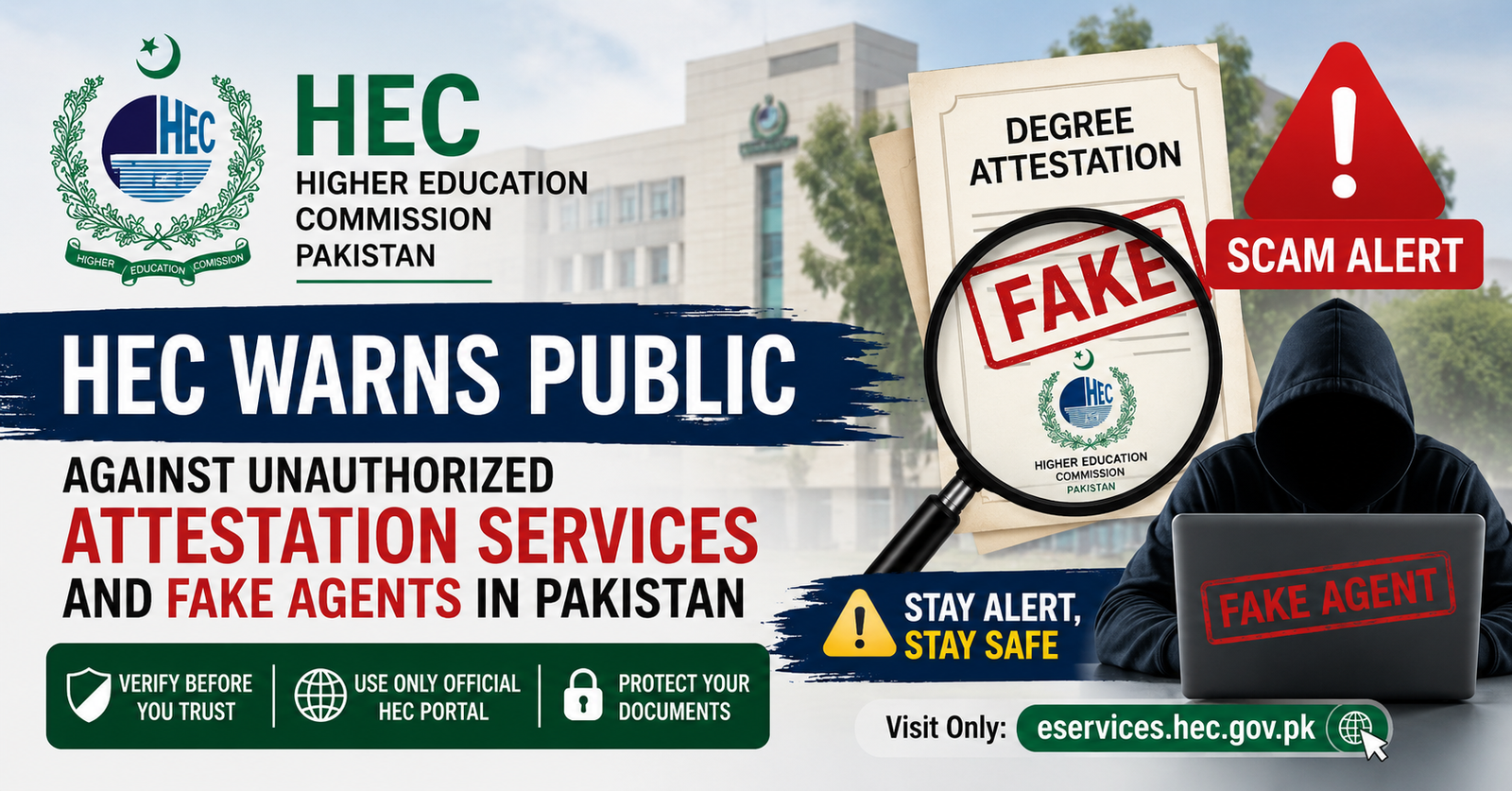 HEC Attestation Scam: HEC Warns Public Against Unauthorized Attestation ...