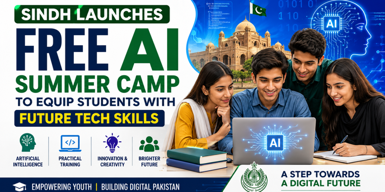 Sindh AI Summer Camp 2026: Sindh Launches Free AI Summer Camp to Equip Students with Future Tech Skills