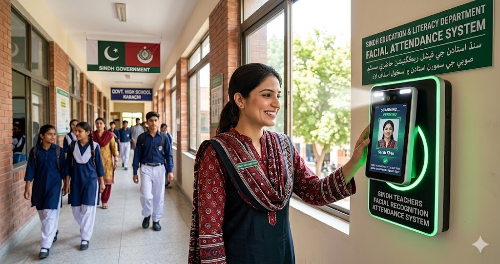 Sindh Teachers Attendance System: Sindh Launches Facial Recognition Attendance System for Teachers and School Staff Across the Province