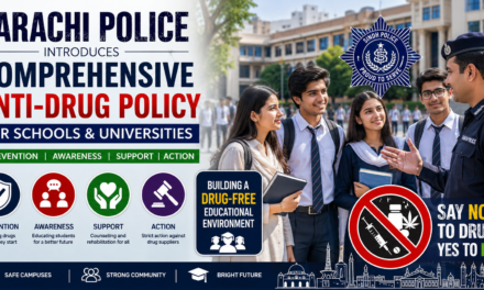 Karachi Anti Drug Policy: Police Introduces Comprehensive Anti-Drug Policy for Schools and Universities