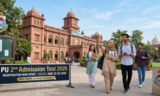 PU 2nd Admission Test 2026 Announced – Registration, Dates & Complete Application Guide