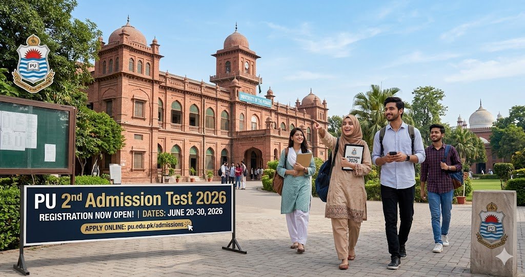 PU 2nd Admission Test 2026 Announced – Registration, Dates & Complete Application Guide
