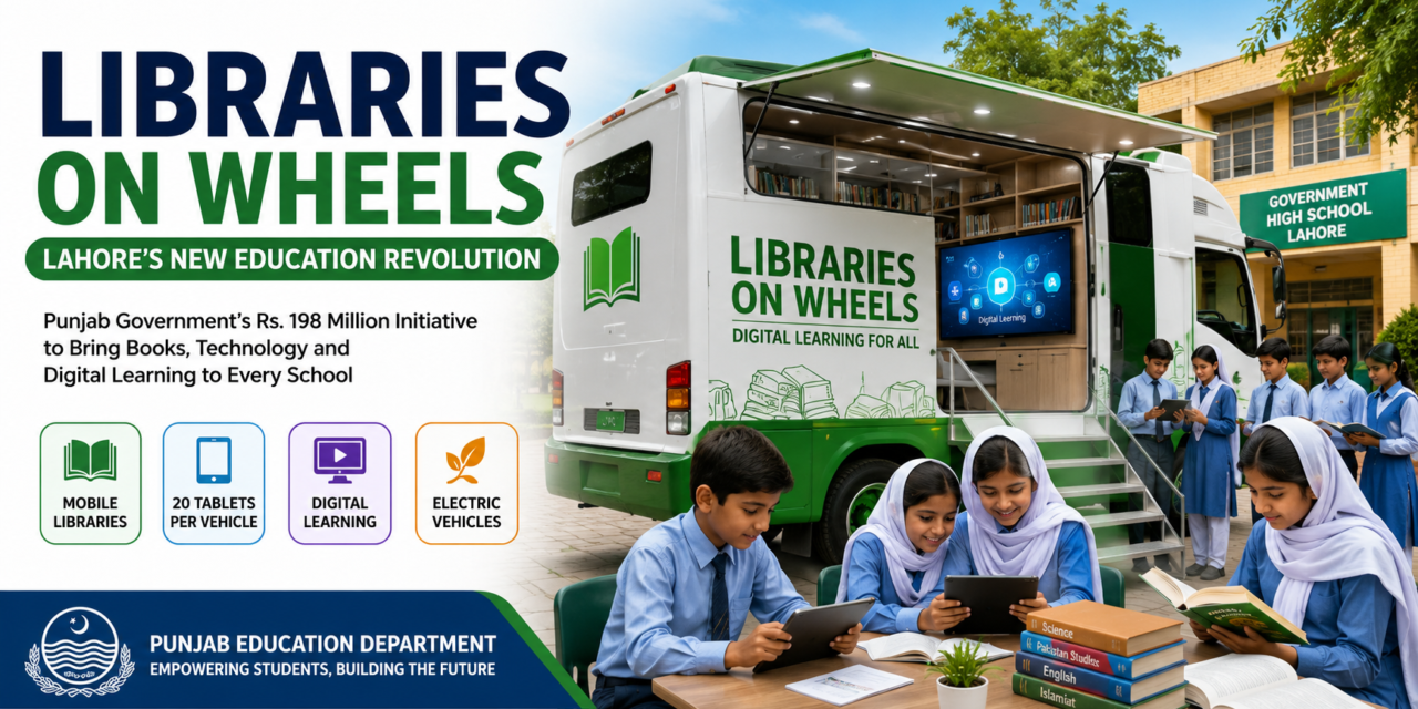 Libraries on Wheels Lahore: Punjab’s Revolutionary Mobile Learning Project Transforming Government Schools