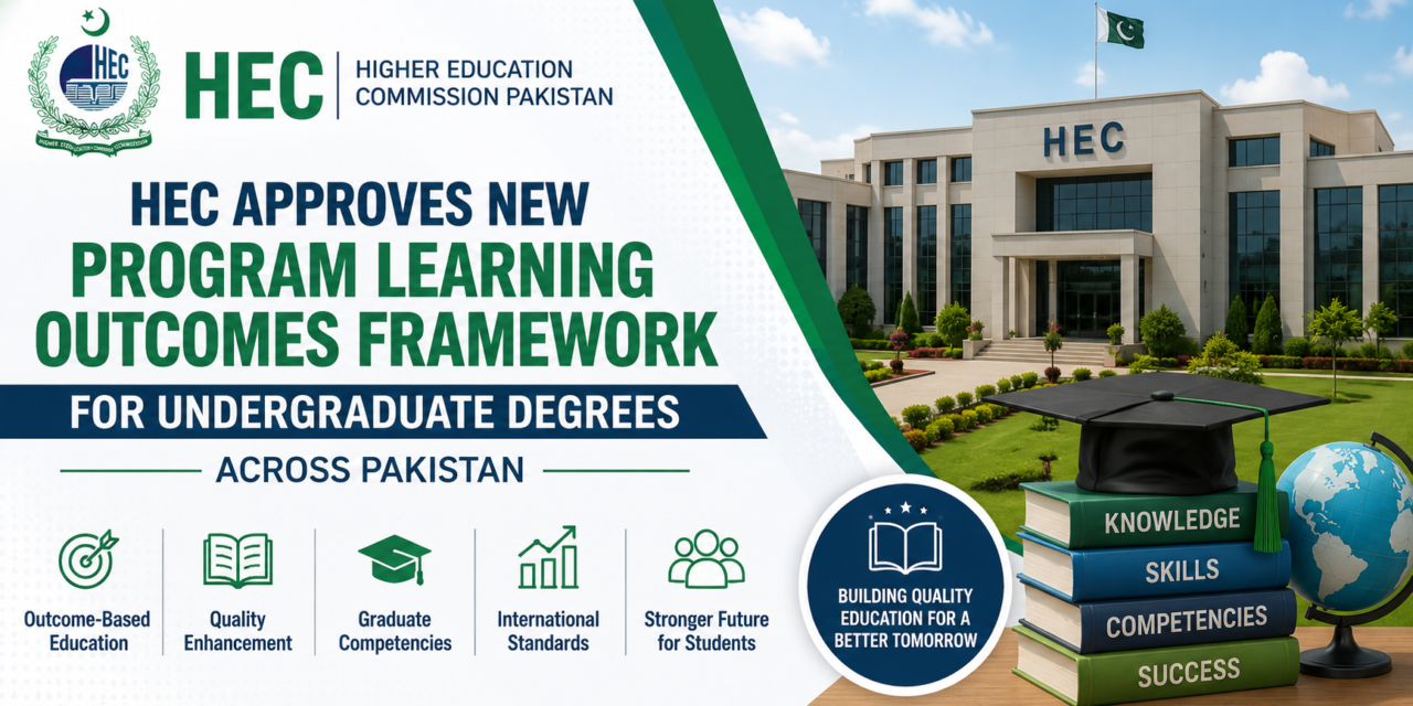 HEC Program Learning Outcomes: HEC Approves New Program Learning Outcomes Framework for Undergraduate Degrees Across Pakistan