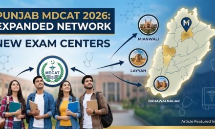 Punjab Expands MDCAT 2026 Network with New Exam Centers in Mianwali, Layyah, and Bahawalnagar
