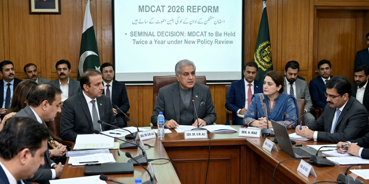 Senate Panel Proposes Major Reform: MDCAT 2026 to Be Held Twice a Year Under New Policy Review