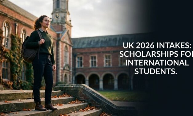 UK 2026 Intakes: Scholarships For International Students
