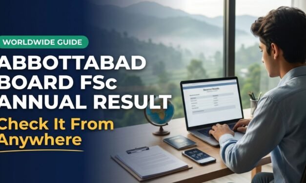 Abbottabad Board FSc Annual Result: Check It From Anywhere