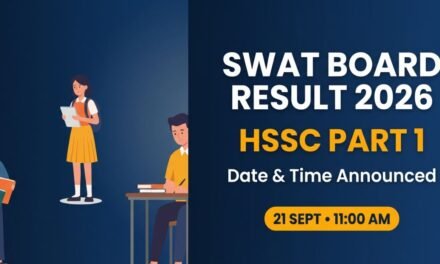 Swat Board Result 2026: HSSC Part 1 Result Date & Time