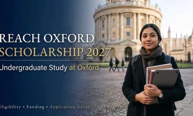 Reach Oxford Scholarship 2027