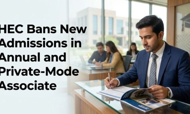 HEC Bans New Admissions in Annual and Private-Mode Associate